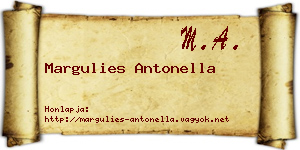Margulies Antonella névjegykártya